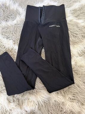 High-Waist Black Shapewear Leggings